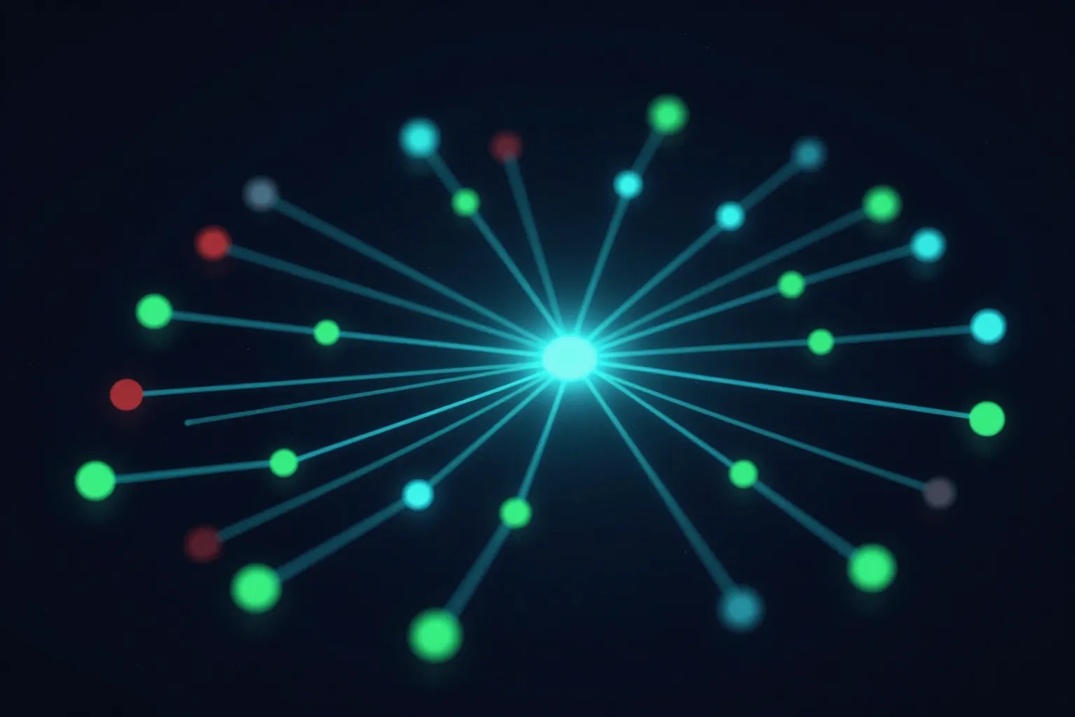 Crawl graph: a central page linking outward to healthy and broken URLs